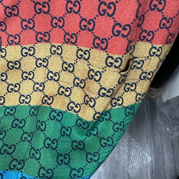 Gucci Rainbow Patterned Men's Shirt - Picture 3 of 8